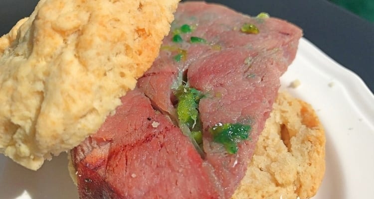 Elevate Your Brunch Game: Sweet-Spicy Ham Biscuits with BBQ Flair