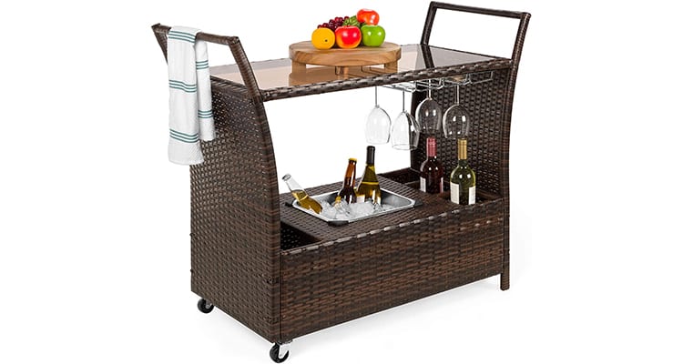Best Choice Products Outdoor Bar Cart