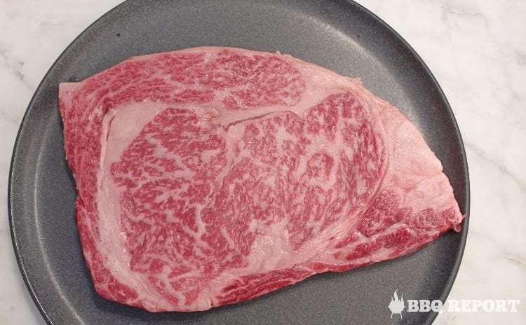 Warming Wagyu steak Warming Wagyu steak