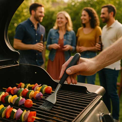 Assortment of grilled meats Assortment of grilled meats including traditional and exotic options